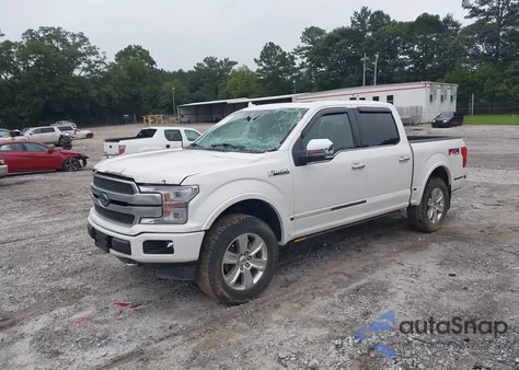 2018 Ford F-150 Platinum z USA, uszkodzony, nr VIN 1FTEW1E52JFD23737